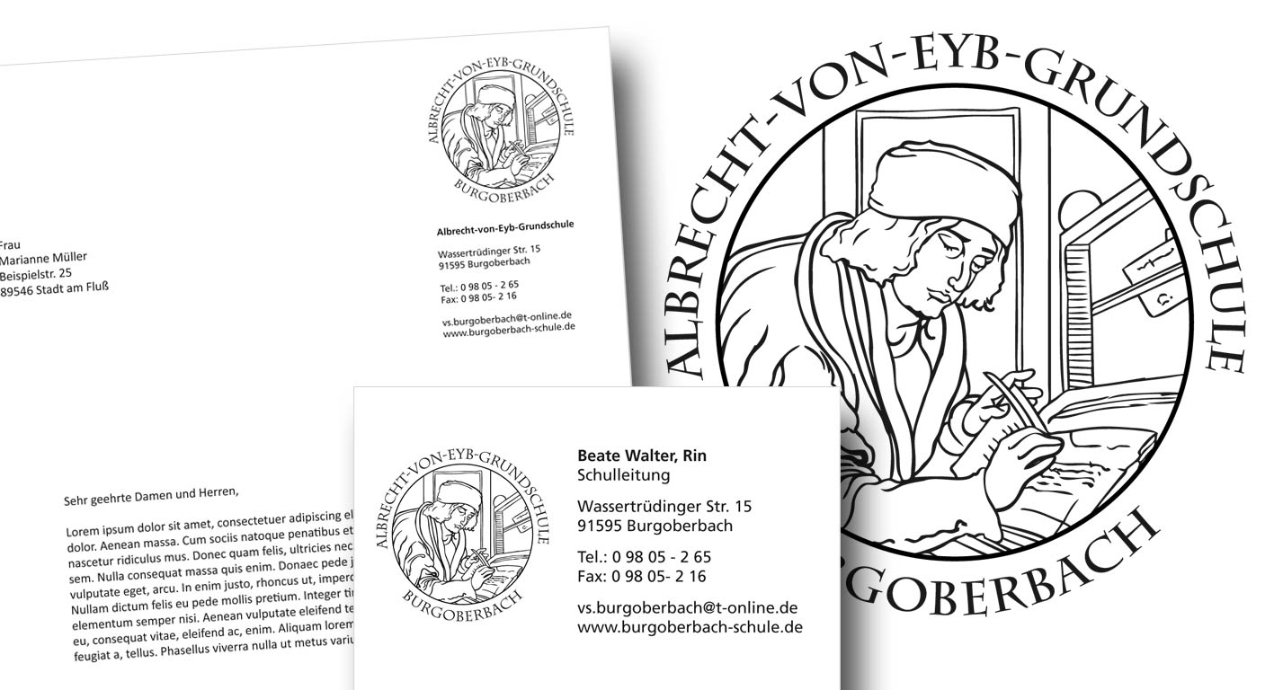 Erscheinungsbild der AlbrechtvonEybGrundschule, Burgoberbach